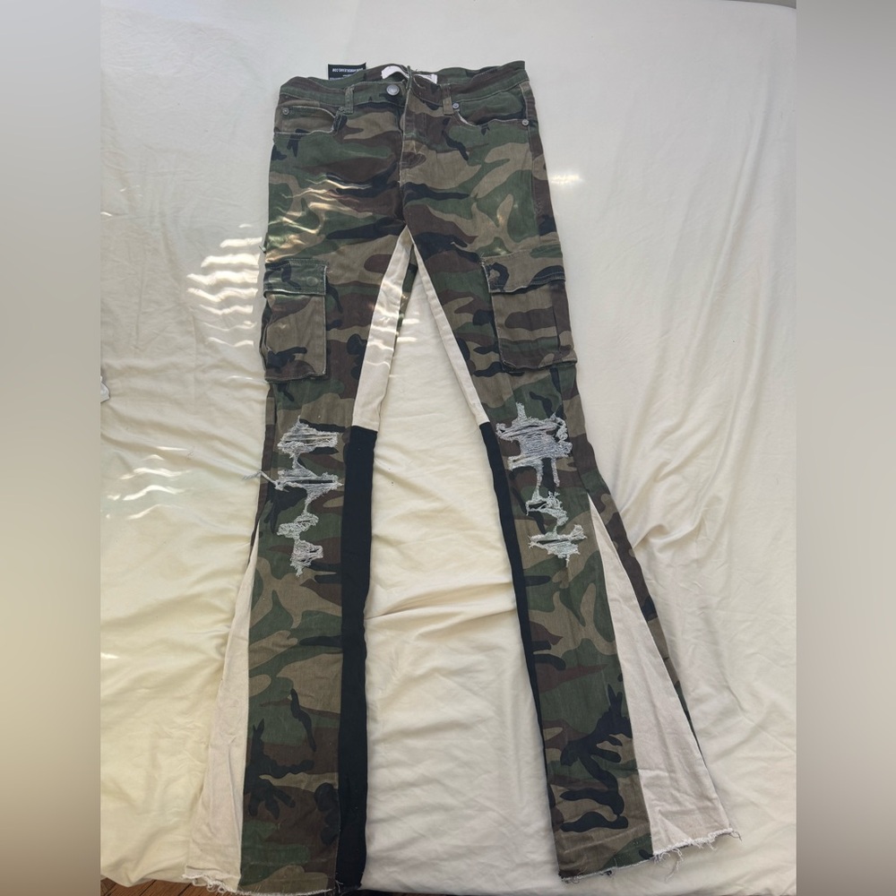 Camouflage fllare Cargo Pants